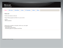 Tablet Screenshot of hierzo.net
